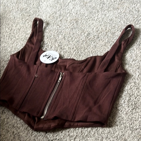 Corset tank brown - Picture 3 of 3